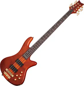 Совершенно новый бас-гитар Schecter Stiletto Studio-8, цвет Honey Satin