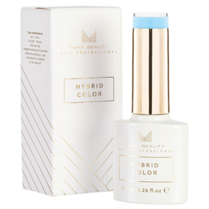 Гибридный лак 201 светло-небесный, 7,5 мл Many Beauty Nail professional hybrid color uv, цвет 201 - light sky
