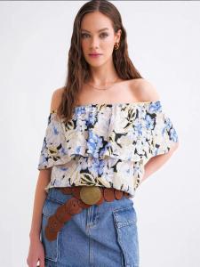 MixRay Блузка в синем цвете