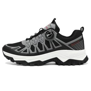 WARRIOR Высокие устойчивые к истиранию дышащие низкие треккинговые туфли для мужчин серые, цвет Gray