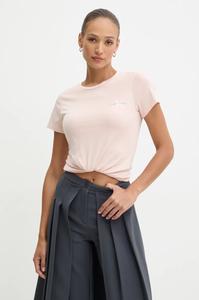 Хлопковая футболка Calvin Klein Jeans, 2 шт, розовый
