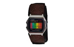 Ретроффит серия кварцевый механизм нейлоновый ремешок унисекс разноцветный циферблат CASIO