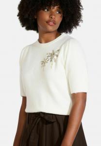 Футболка LolaLiza Print T-shirt, Vanilla White/White