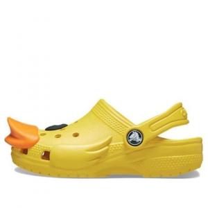 Тапочки (GS) Crocs Classic Duck Clags 'Yellow Orange' 210193-75Y, желтый