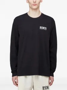 Лонгслив с принтом логотипа Eden Power Corp, черный