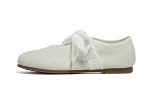 FOREVER 21 Туфли Мэри Джейн на плоской подошве, бежевые женские