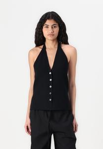 Топ HALTER VEST Abercrombie & Fitch, черный