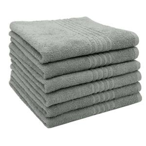 Полотенце Zollner 00000457 6 шт, 50x1x70 см, серый