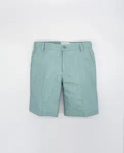 Однотонные шорты-бермуды для мальчиков на молнии и пуговицах Fina Ejerique, цвет Verde Agua
