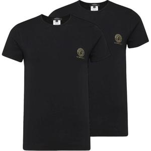 2 Футболки с круглым вырезом VERSACE, черный