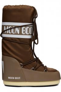 Moon Boot Коричневые нейлоновые ботинки с иконкой