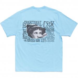 Футболка Victoria Tee Unisex SS26 Stussy, sky синий