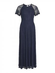Длинное платье Vila, темно-синий