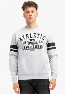 Толстовка Lonsdale RUNDHALS NORMALE PASSFORM GLESPIN, Marl Grey Black/Grey