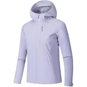 ANTA Женская ветровка для походов водонепроницаемая и ветрозащитная, Gray Dusty Purple