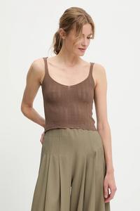 Блузка Answear.Lab, коричневый