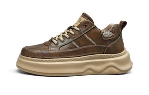 HLA Мужские скейтерские кроссовки низкие земляно-желтые, коричневые, черно-коричневые, цвет Brown