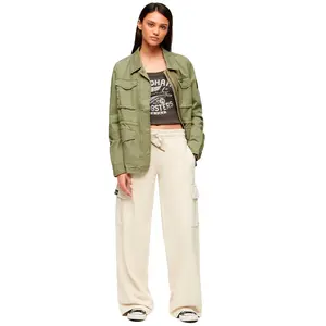 Джоггеры Superdry Vintage Wide, бежевый