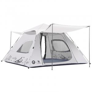 Палатка для кемпинга с одной спальней и гостиной уличная автоматическая One Bedroom And One Living Room Outdoor Automatic Tent CAMEL