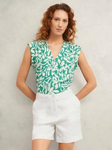 Шорты Chelsea из чистого льна Hobbs, White