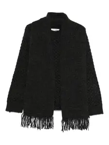 Свитер крупной вязки MM6 Maison Margiela, серый