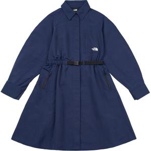 Женское платье с длинным рукавом цвета морской волны THE NORTH FACE