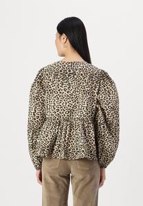 Блуза PCJOLLY O NECK TIE Pieces, мультиколор