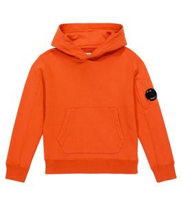 Толстовка из хлопка C.P. COMPANY KIDS, оранжевый