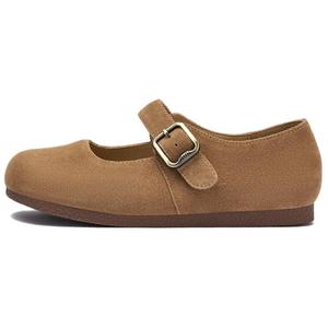 JOSINY Женские туфли Мэри Джейн на плоской подошве верблюжьего цвета, цвет Camel