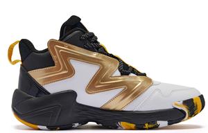 Антискользящие износостойкие высокие повседневные детские кроссовки белые QIAODAN