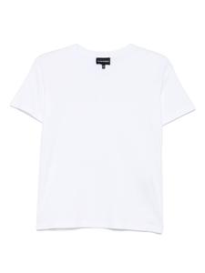 Emporio Armani Kids футболка с логотипом, белый