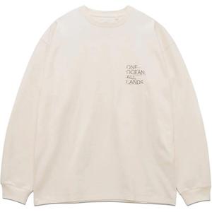 Футболка FW25 OOAL Graphic L/S Unisex Nanamica, слоновая кость