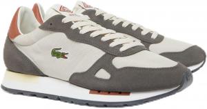 Мужские кроссовки Lacoste Partner 70-х годов, слоновая кость/серый