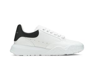 Кроссовки Alexander McQueen Oversized Court Trainer, White Mix