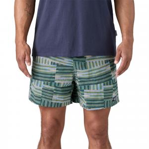 Мужские шорты-бэджи 5 дюймов Patagonia, Quilty Fitz/Wetland Blue