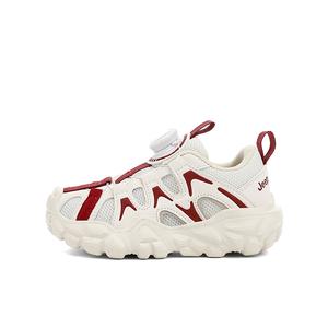 Низкие детские кроссовки для бега Jeep, бежевый/бордовый