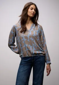 Детали на рукавице, блузка Street One, Blau