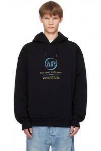 Martine Rose Черная классическая толстовка