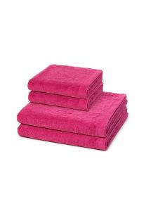 Набор полотенец Cawö Lifestyle, 4 штуки, 100x50/140x70 см, розовый