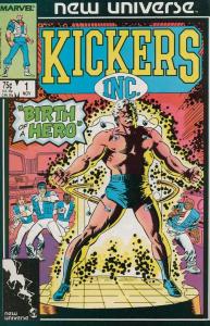 KICKERS INC #1-12 complete series (KICKERS INC (1986 NEW UNIVERSE / MARVEL)) (MARVEL)