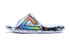 Статистика Сандалии Шлепанцы женские Черные Peak