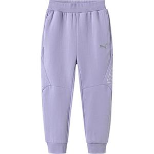 Вязаные спортивные штаны розово-фиолетовые для подростков PUMA