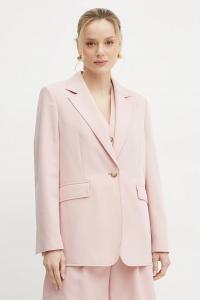 Куртка из льняной смеси Boss Orange, розовый