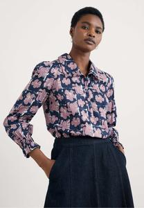 Блуза Seasalt Cornwall YSELLA, Navy - Monoprint Floral Maritime/Dark-Blue Denim