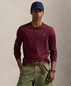 Мужская футболка Custom Slim Fit из мягкого хлопка Polo Ralph Lauren, красный