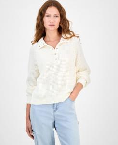 Детский свитер с длинными рукавами из синели с застежкой на кнопках Ultra Flirt, Gardenia