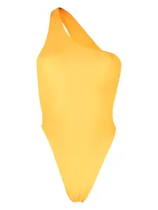 Купальник Plunge на одно плечо Louisa Ballou, оранжевый