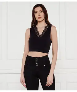 Топ Ракель Cropped fit Guess Jeans, черный