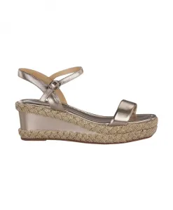 Туфли на танкетке со стразами Alma En Pena, желтый