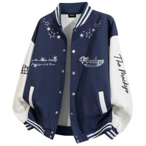 Бейсбольная куртка SOORCHCE Unisex Mackyo, темно-синий fleece-lined upgraded